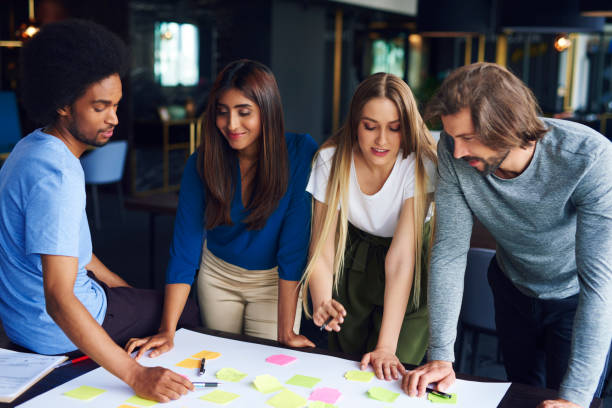 istock Brainstorming of young business colleagues 1158131529