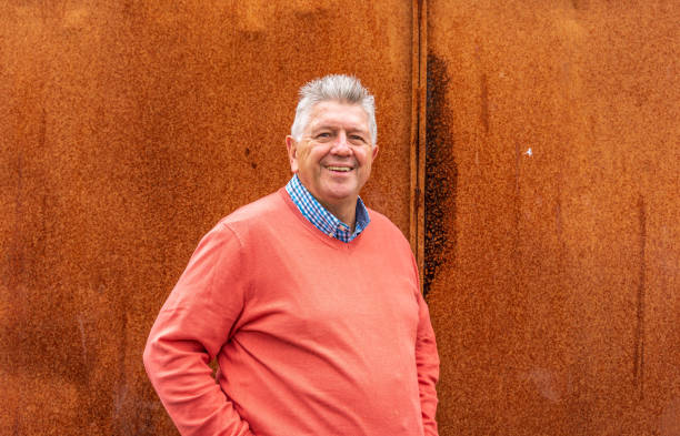 istock Active senior man in countryside portrait 1158134823