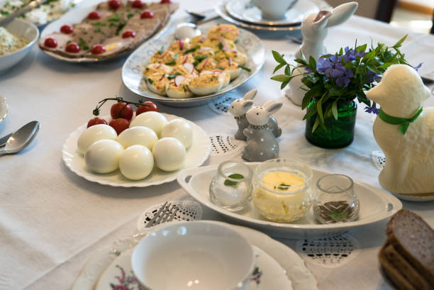 istock Traditional Polish dishes on the Easter table 1158139361