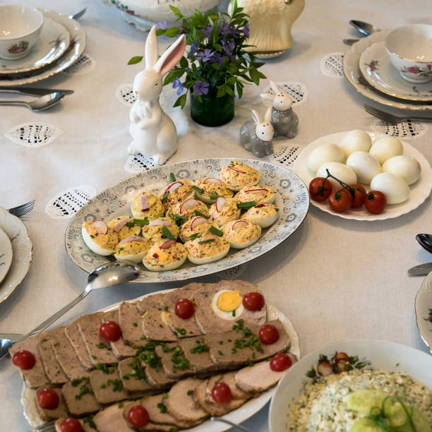 istock Traditional Polish dishes on the Easter table 1158139606