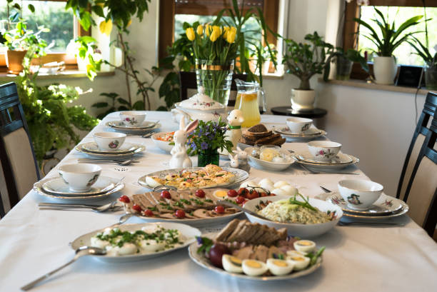 istock Traditional Polish dishes on the Easter table 1158140455