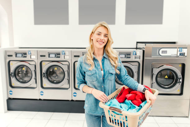 istock Woman having a laundry day 1158140606