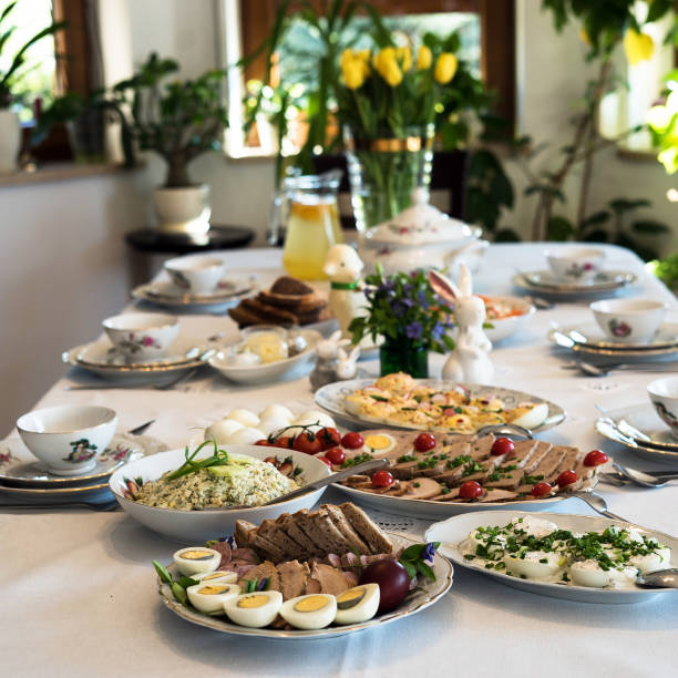 istock Traditional Polish dishes on the Easter table 1158140682