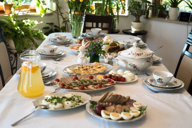 istock Traditional Polish dishes on the Easter table 1158142008