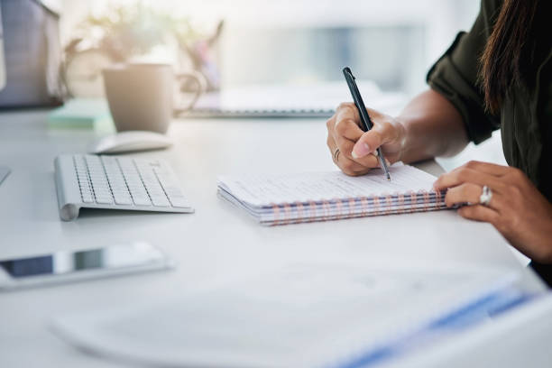 istock Take note of how far you are to your goals 1158142443