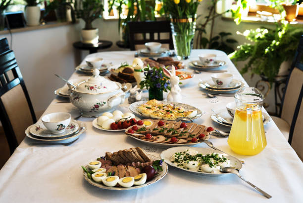 istock Traditional Polish dishes on the Easter table 1158144795