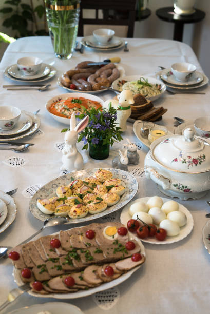 istock Traditional Polish dishes on the Easter table 1158144879