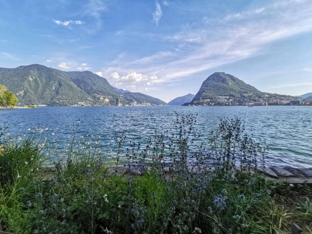 istock Lugano view cityscape from the lake 1158146216