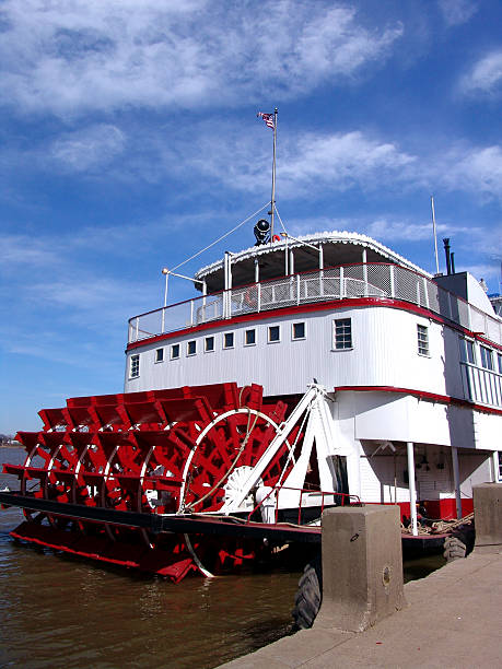 rio barco - mississippi river imagens e fotografias de stock