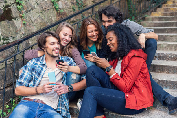 istock Young people and social media 1158151945