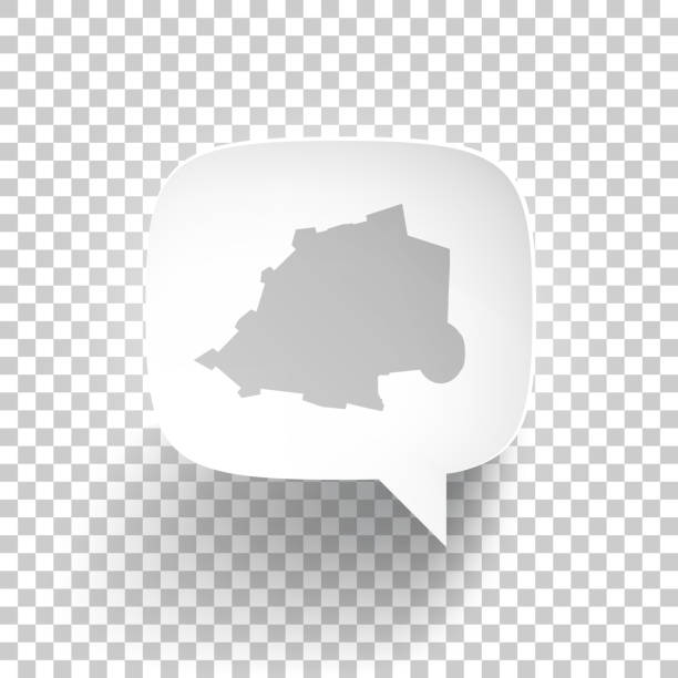 Speech Bubble with Vatican (Holy See) map on blank background Map of Vatican (Holy See) in a speech bubble with a realistic three-dimensional effect, isolated on a white background. Vector Illustration (EPS10, well layered and grouped). Easy to edit, manipulate, resize or colorize. map of vatican city stock illustrations