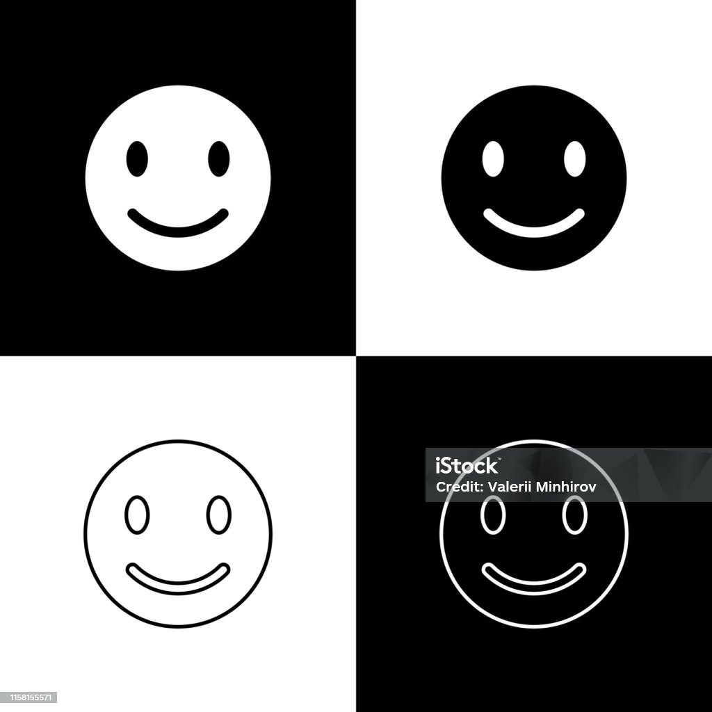 Bộ thuế tập dượt hình mặt cười trắng đen Full 4K: Tuyển lựa chọn hàng ngàn ...