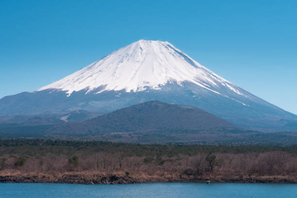 istock View Fuji mountain from Shoji lake 1158159710