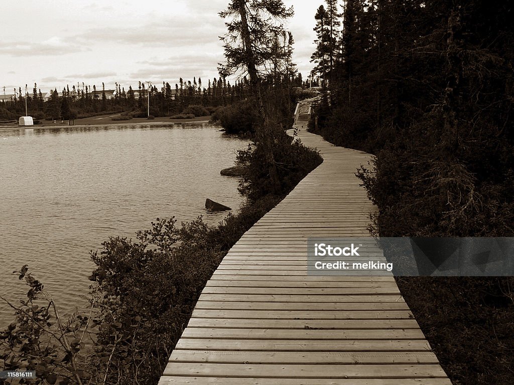 Weg am Teich - Lizenzfrei Abstrakt Stock-Foto