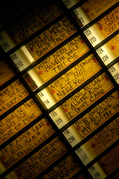BluesBox Jukebox playlist from Mississippi Blues Bar mississippi delta stock pictures, royalty-free photos & images