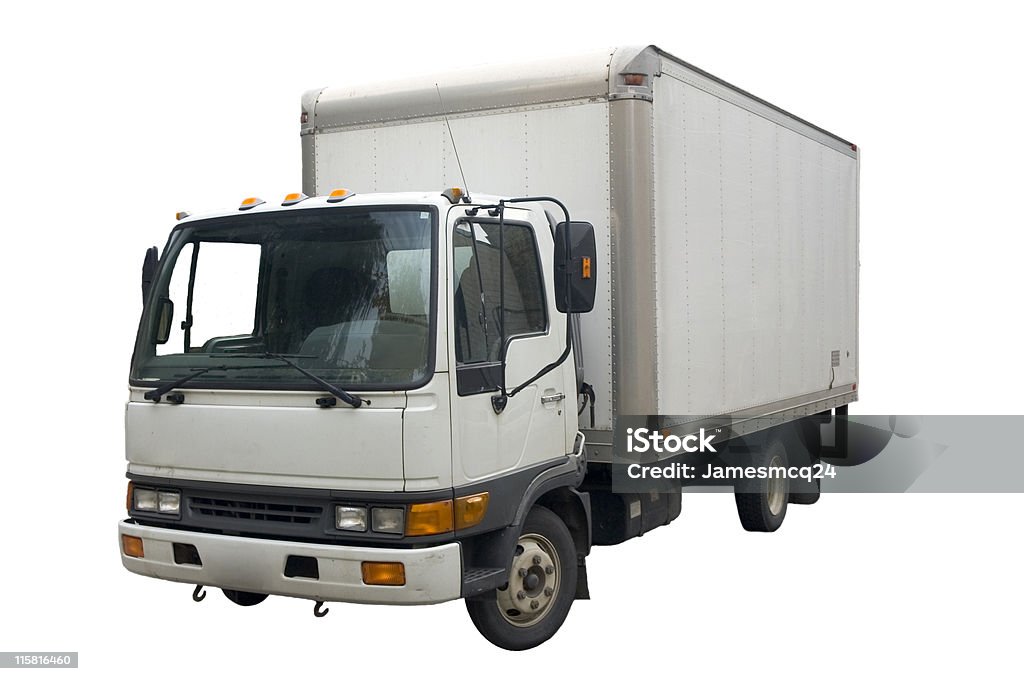 Aislado de camión - Foto de stock de Camión de las mudanzas libre de derechos