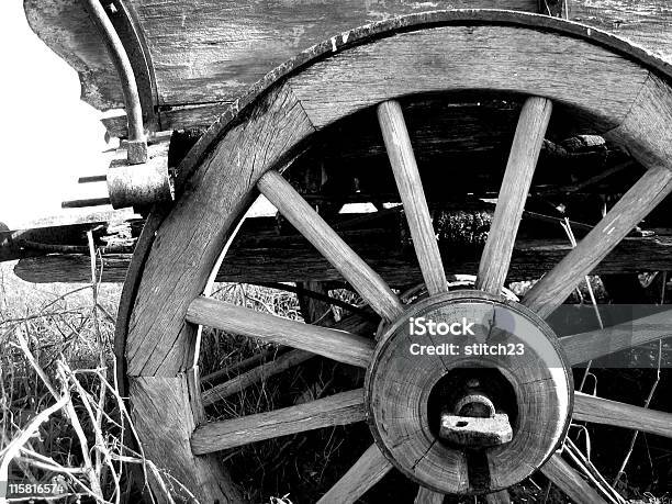 The Wheel Of Time Stock Photo - Download Image Now - Abandoned, Aging Process, Black And White