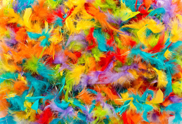 istock Full Frame Shot Of Multi Colored Feathers 1158166922
