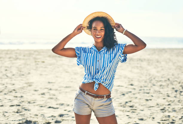 istock Enjoying a sunny day out on the beach 1158167709