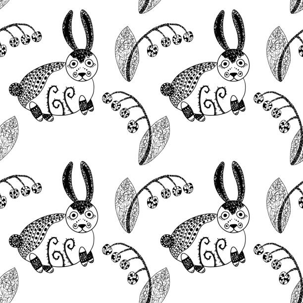 190+ Rabbit Zentangle Illustrations, Royalty-Free Vector Graphics ...