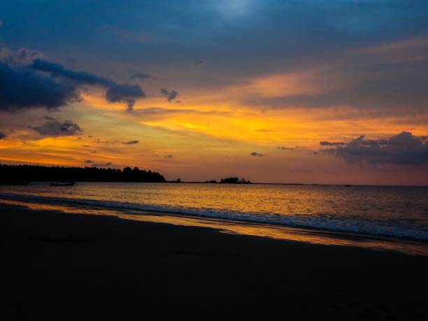 istock Sunset on the beach of Khao Lak 1158173930