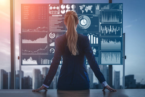 istock Big Data Technology for Business Finance Concept. 1158174819
