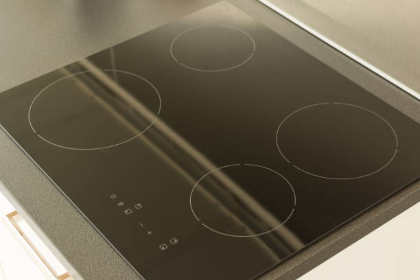 istock Stove with induction cooktop. 1158175147
