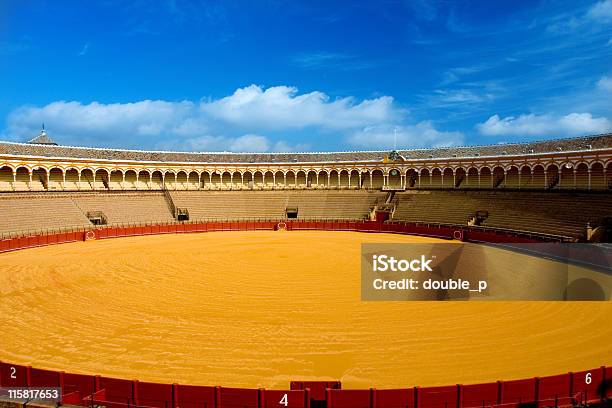 Spanish Arena Stock Photo - Download Image Now - Bullring, Seville, Empty