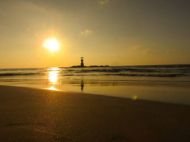 istock Sunset on the beach of Khao Lak 1158176687