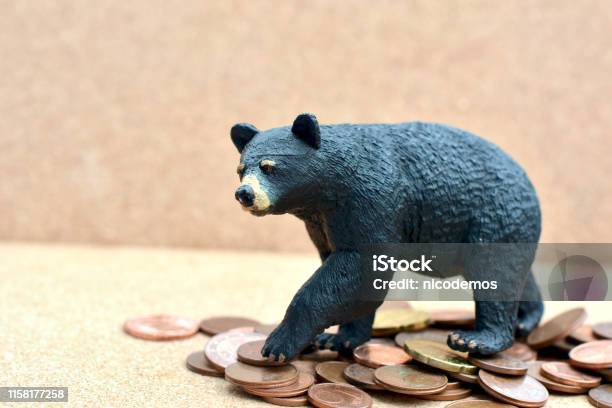 Bear Stock Photo - Download Image Now - Bear, Plastic, Bear Market