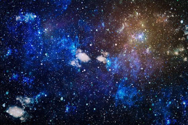istock Panoramic looking into deep space. Dark night sky full of stars. The nebula in outer space. 1158177607
