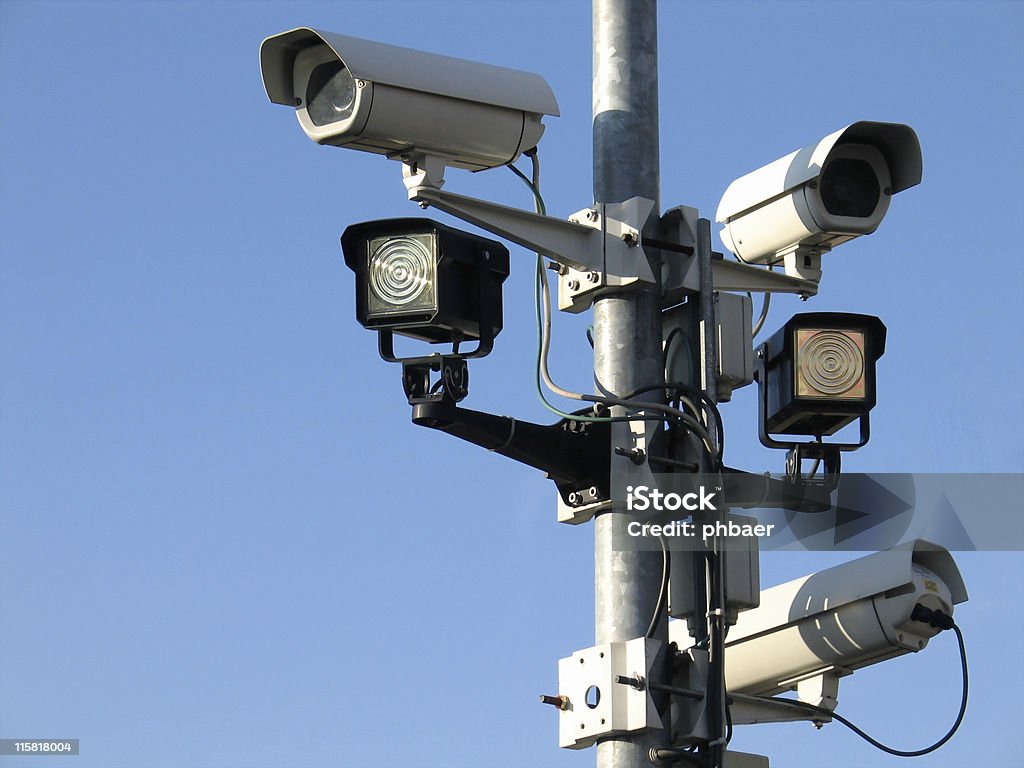 CCTV Closed Circuit TV Alertness Stock Photo