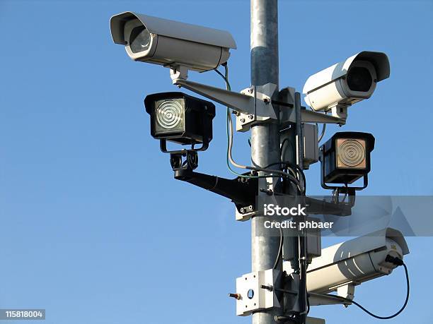 Cctv Stock Photo - Download Image Now - Alertness, Authority, Big Brother - Orwellian Concept