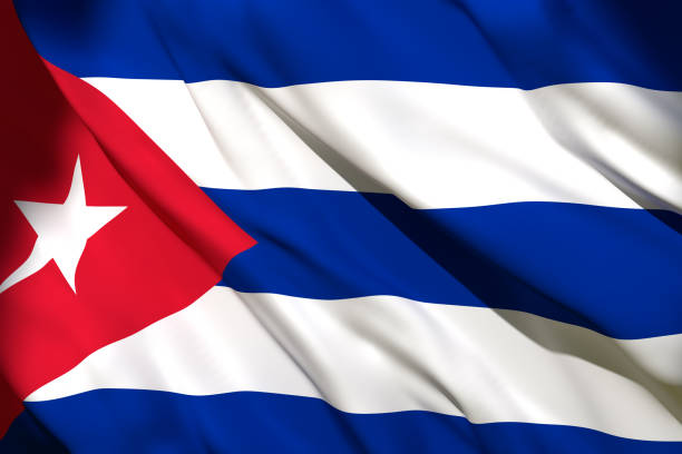 istock 3d rendering of Cuba flag 1158183180