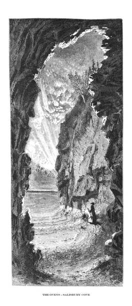 istock Antique illustration - The Ovens - Salisbury Cove 1158194741