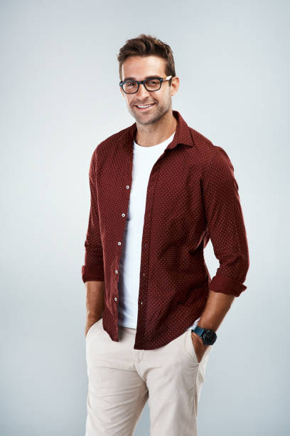 istock He's wearing that confidence with style 1158195766
