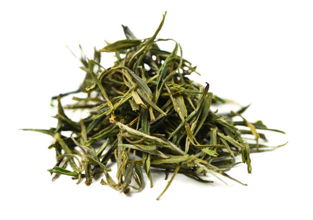 зеленый чай на белом фоне - 16723 стоковые фото и изображения