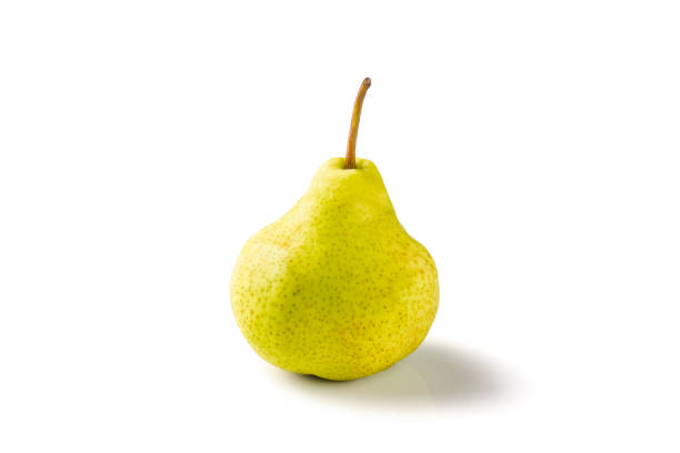 istock Beautiful fresh ripe pear isolated on white 1158199013