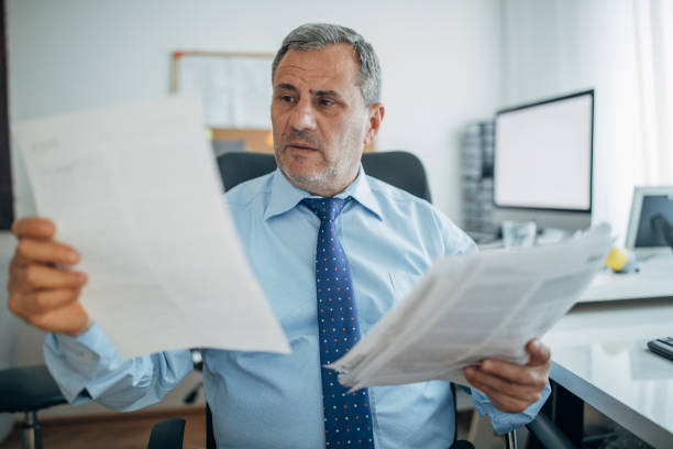 istock Senior businessman at the office 1158201992