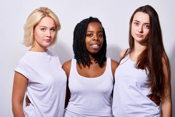 istock Casual beautiful women posing at camera 1158202115
