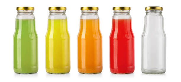 istock Juice glass bottle isolated 1158206571