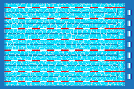 Sport swimming pool vector illustration background water surface