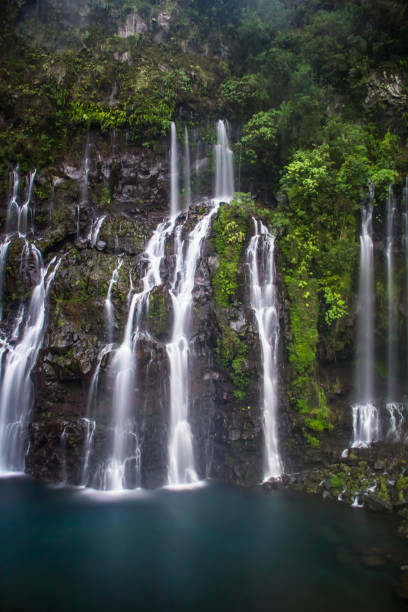 istock Beautiful waterfall of Reunion Island 1158218876