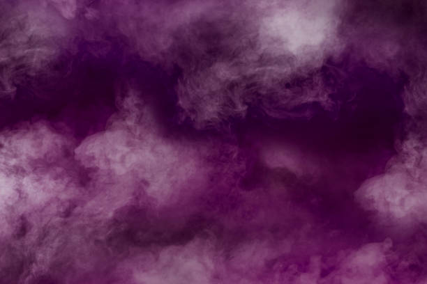 istock spectacular abstract white smoke isolated colorful purple background 1158219399