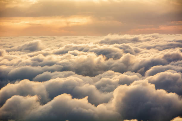 istock View of the clouds from above at dawn 1158223592