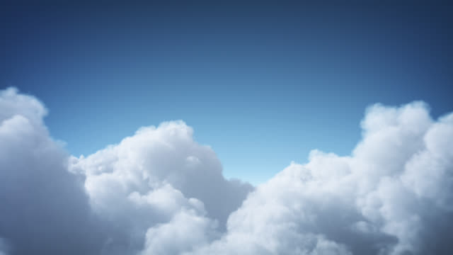 Flying Above The Clouds (Day, Forward) - Loop