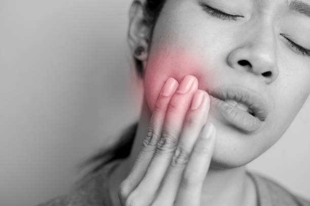 istock Women have a lot of toothache. 1158228564