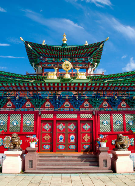 istock Ivolginsky datsan, Buddhist temple, Buryatia. 1158237445