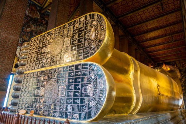istock Reclining Buddha  in Wat Pho, Bangkok, Thailand 1158237662