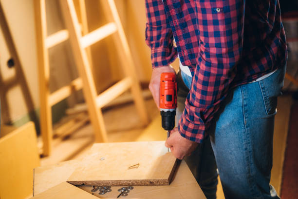 istock Man renovate his new home 1158240215